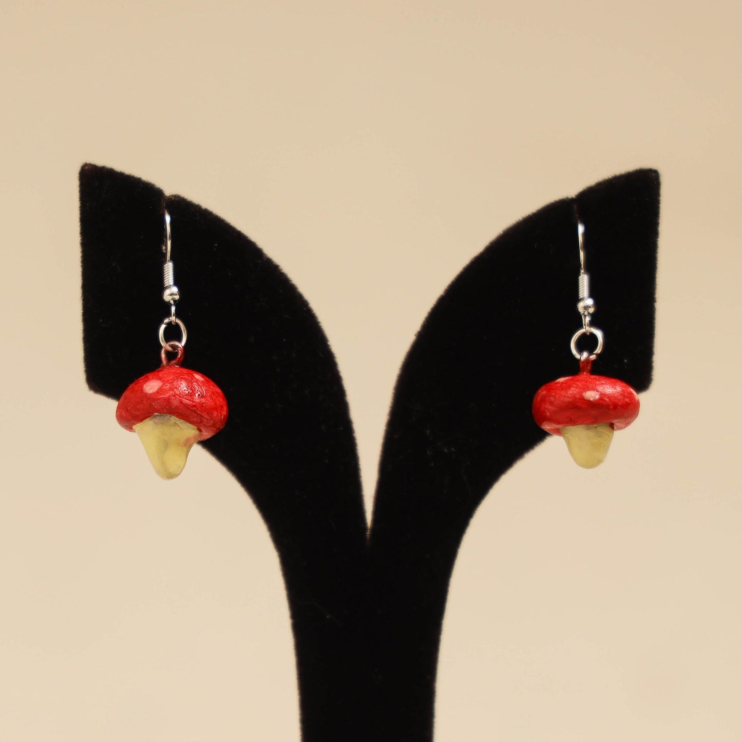 Quirklets handpainted clay earrings 54 - handcrafted