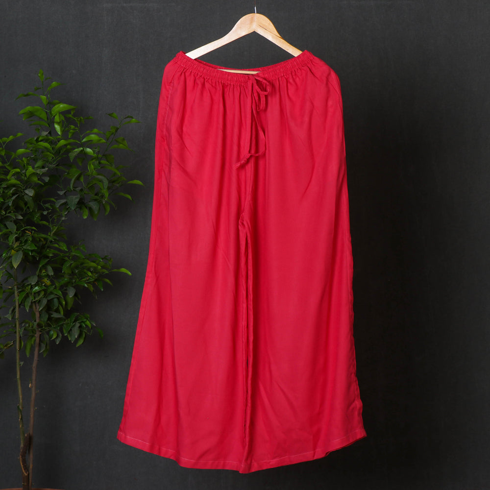Rayon Fabric Plain Palazzo Pant