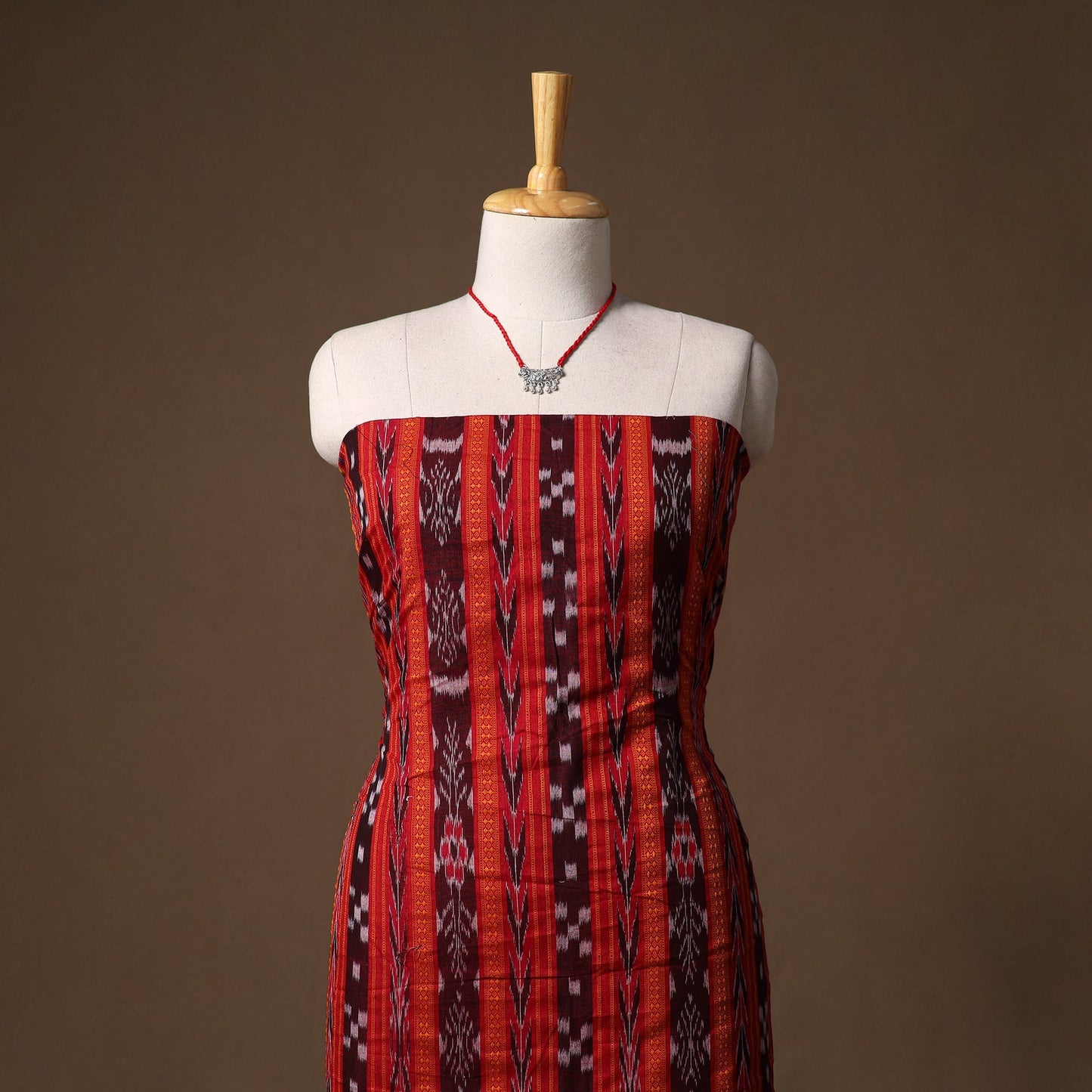 Sambalpuri ikat handloom cotton 2pc unstitched dress