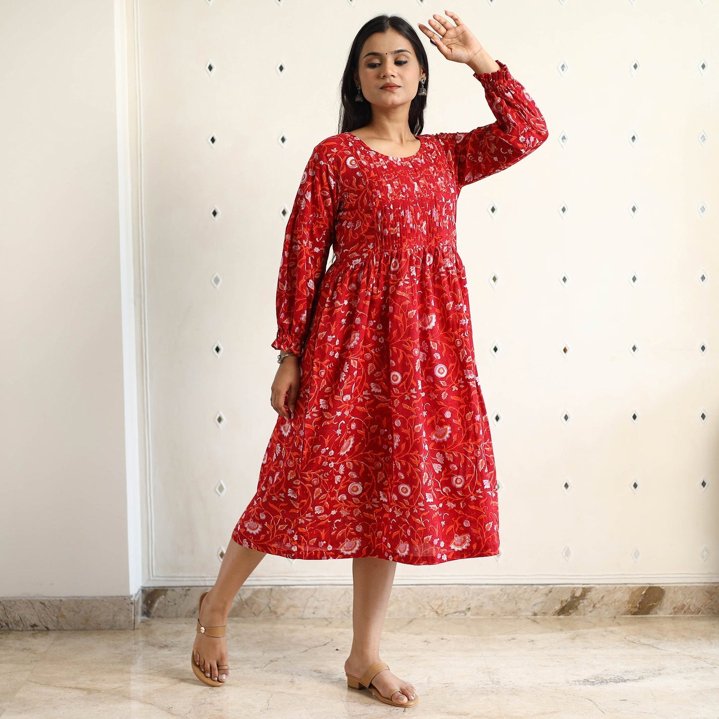 Sanganeri Dress