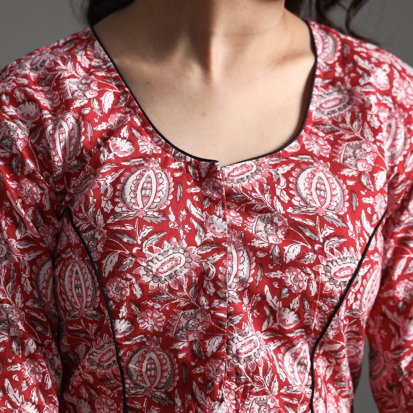 Sanganeri Stitched Blouse