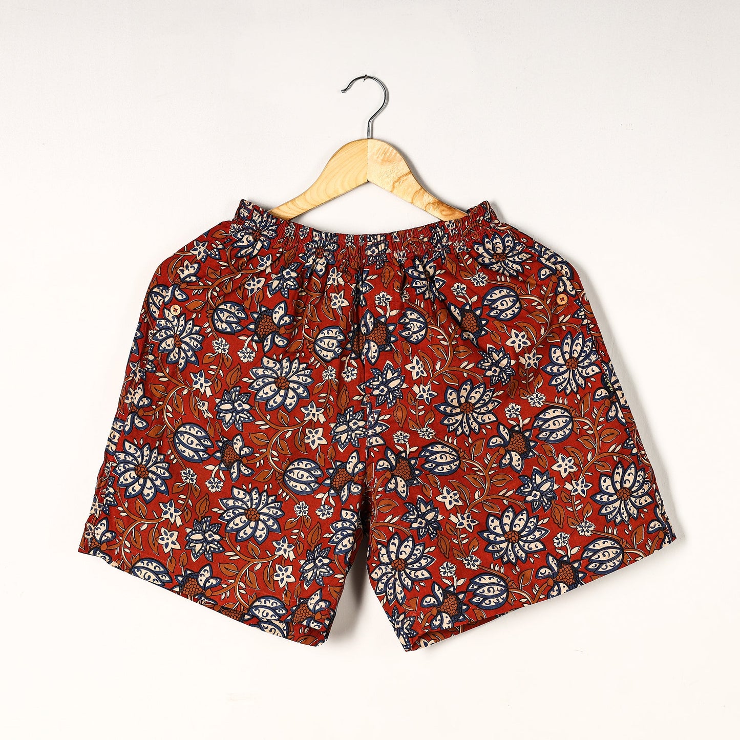 Sanganeri Block Printed Cotton Unisex Boxer/Shorts