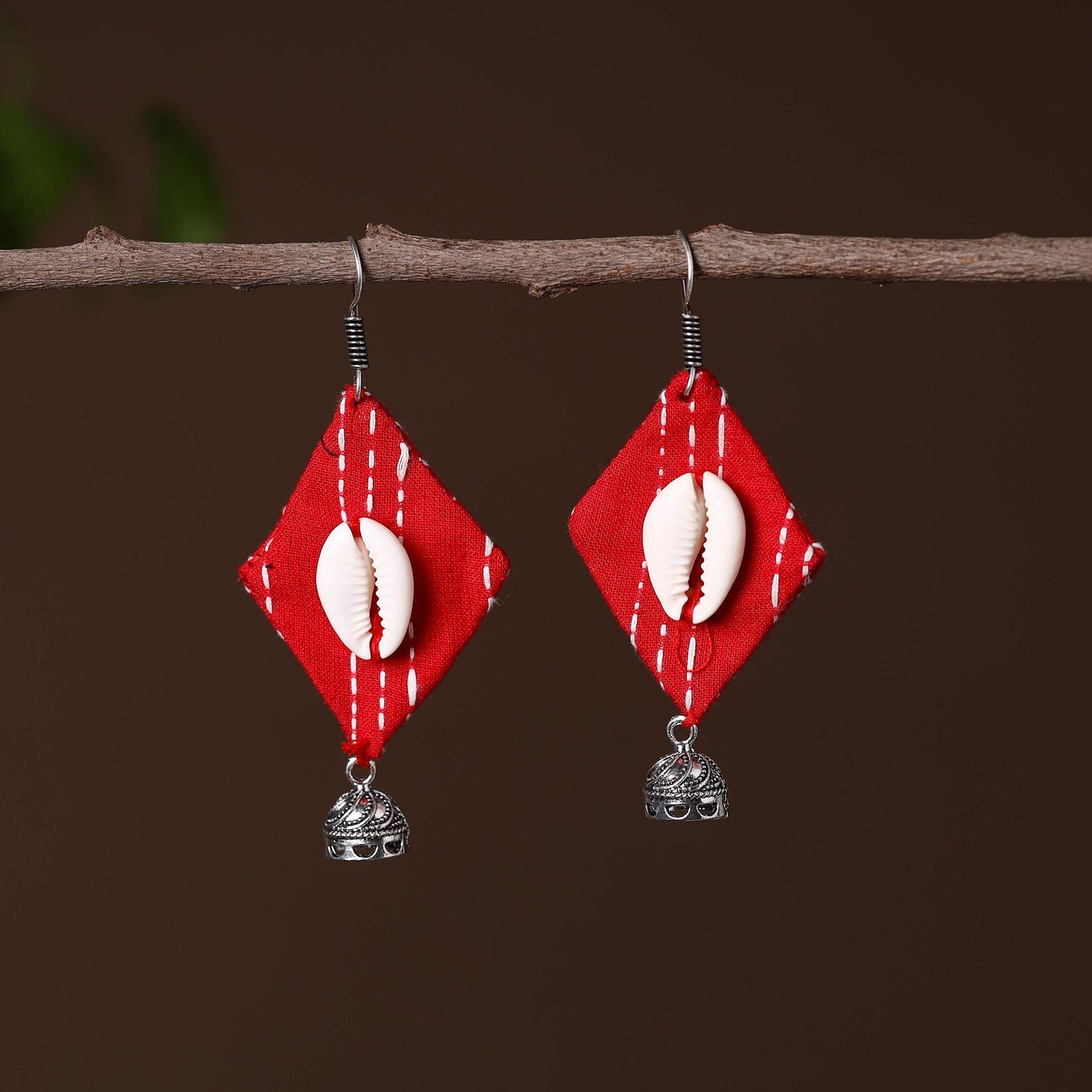 Zoya German Silver Fabart Earrings Online at iTokri.Com
