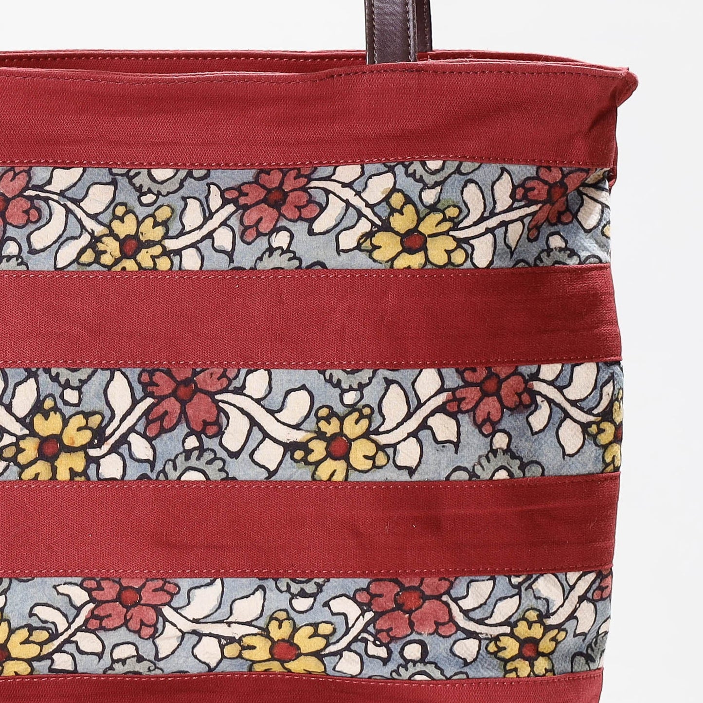 Shoulder Bag - Handpainted Kalamkari Natural Dyed Cotton
