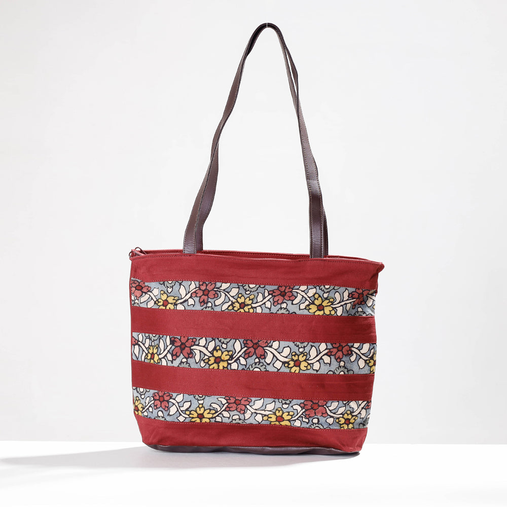 Shoulder Bag - Handpainted Kalamkari Natural Dyed Cotton