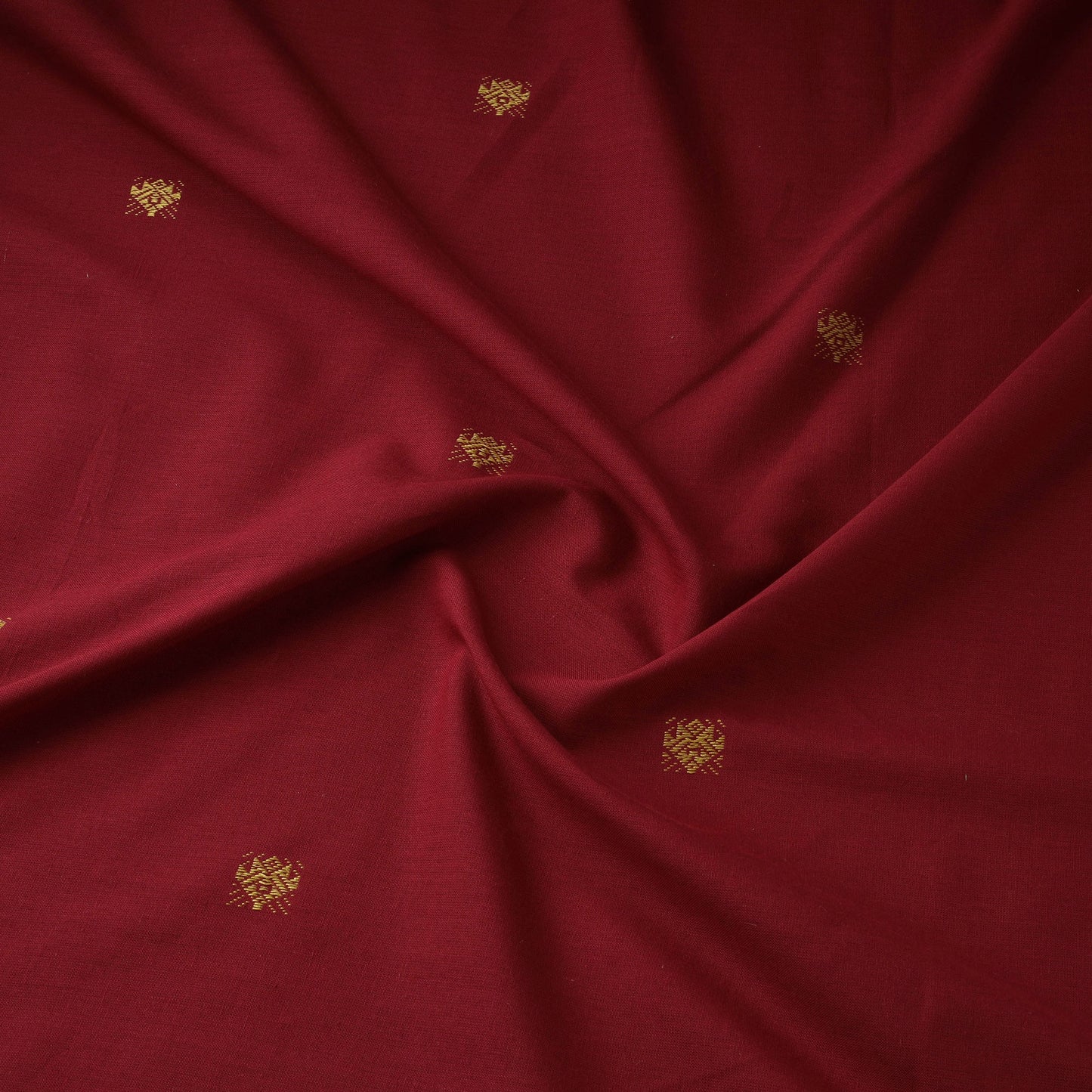 Thread buti cotton fabric with jamdani border 04