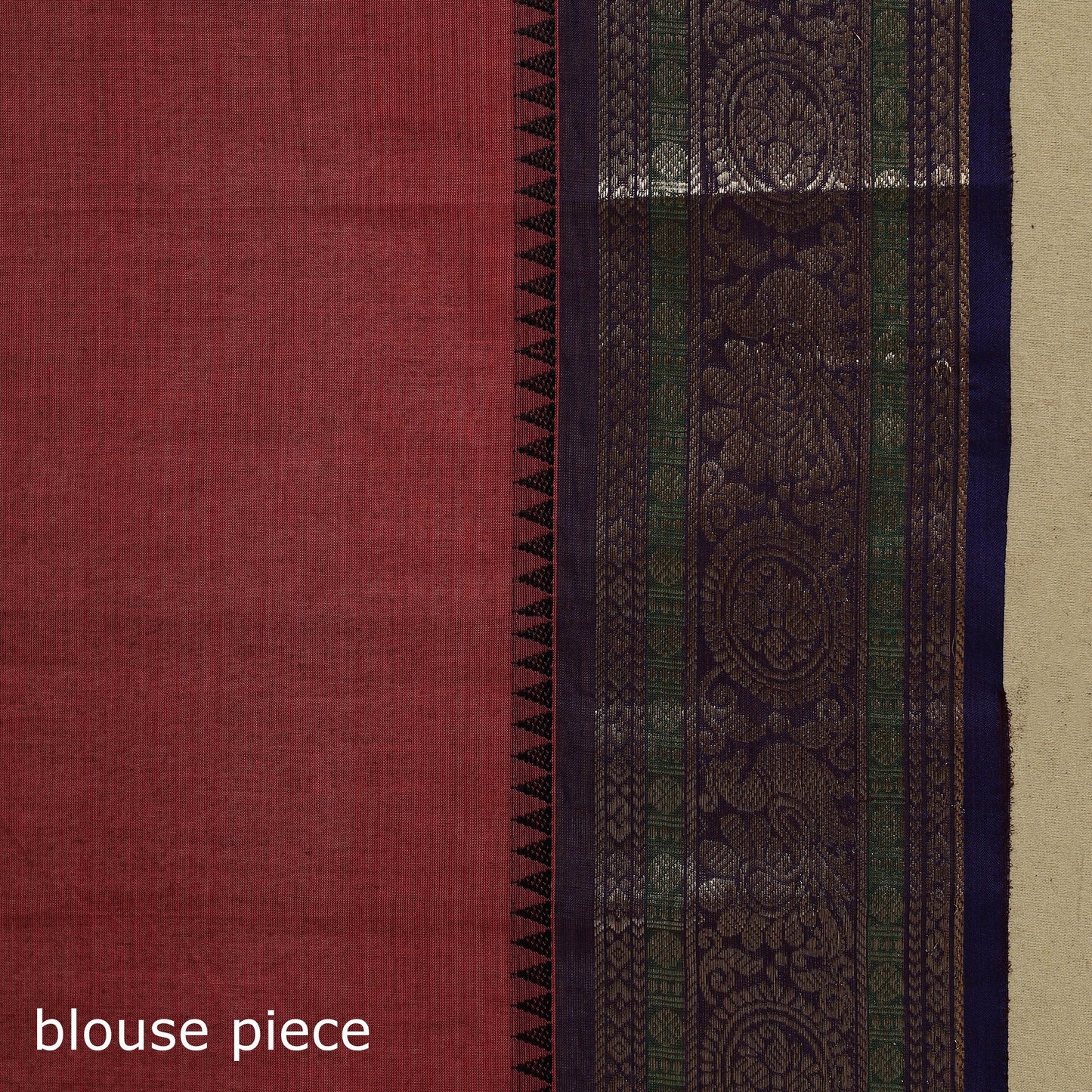 Thread buti cotton kanchipuram saree with border 39