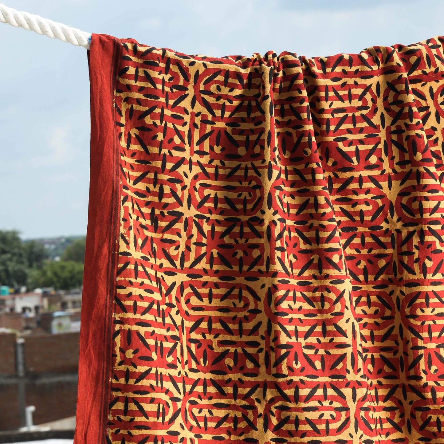 Block Printed Towel