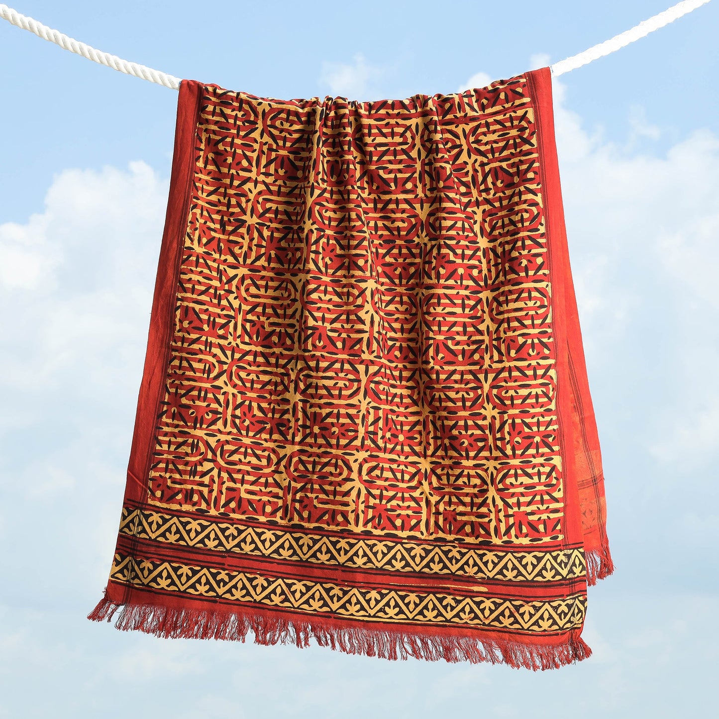 Block Printed Towel