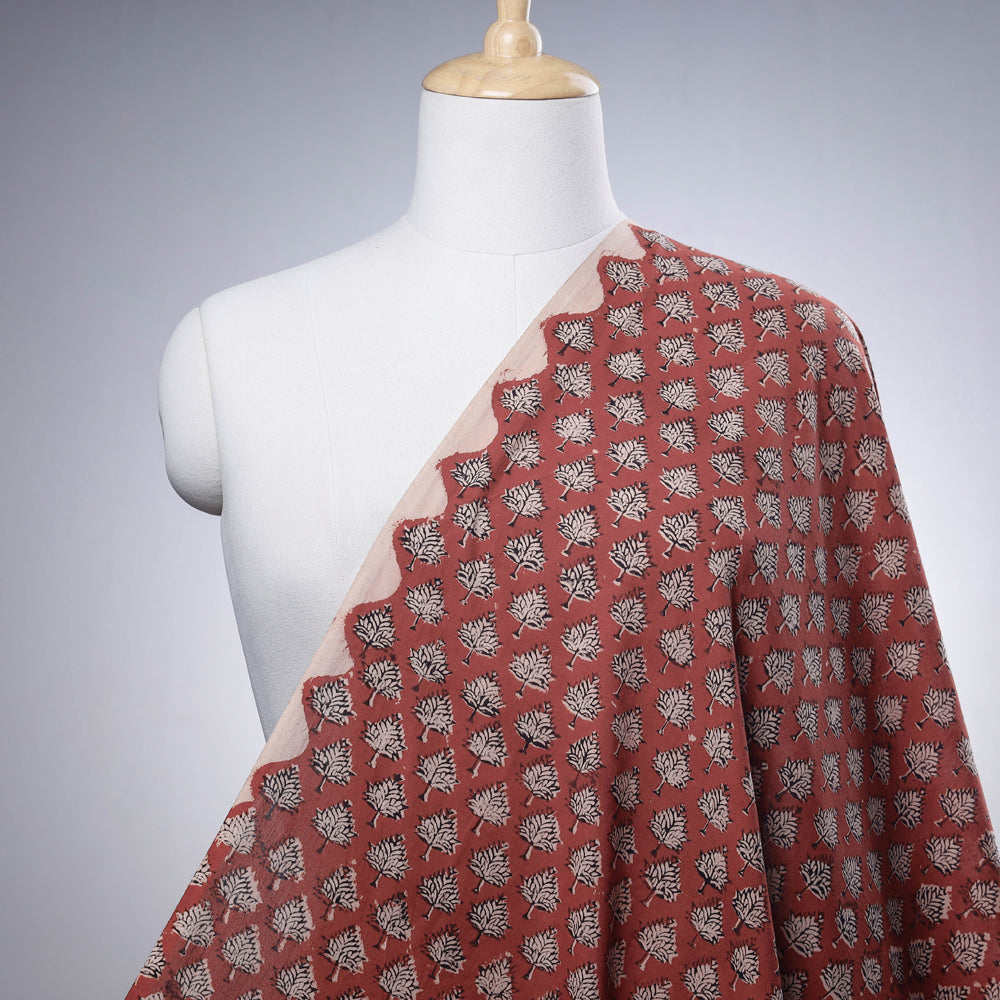 Traditional Bagru Dabu Print Fabric from Rajasthan