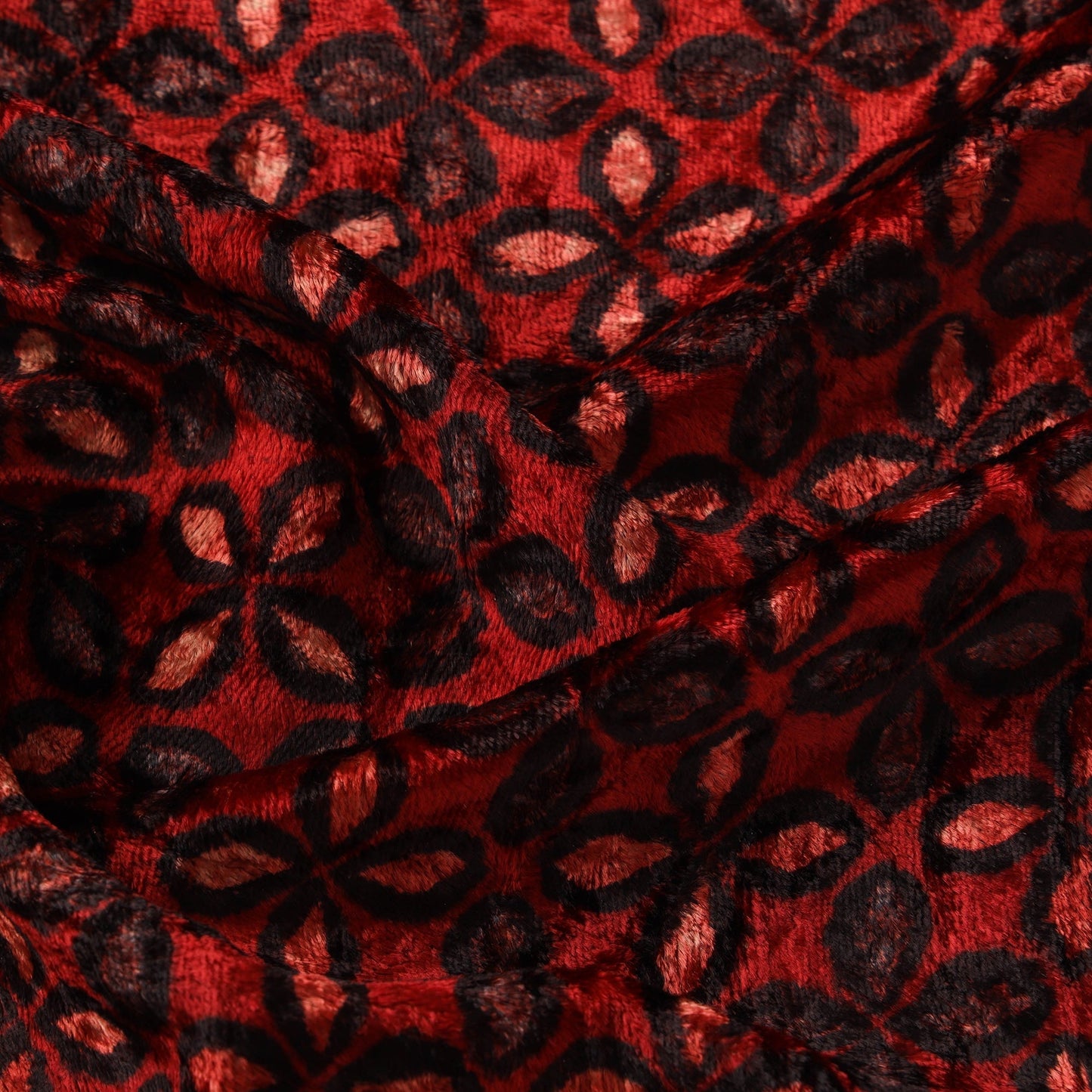 Velvet natural dyed hand fabric 15 - handcrafted