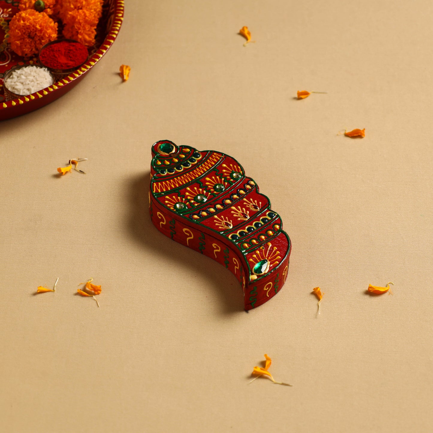 Roli Chawal Box- Hand Painted Home Decor Items