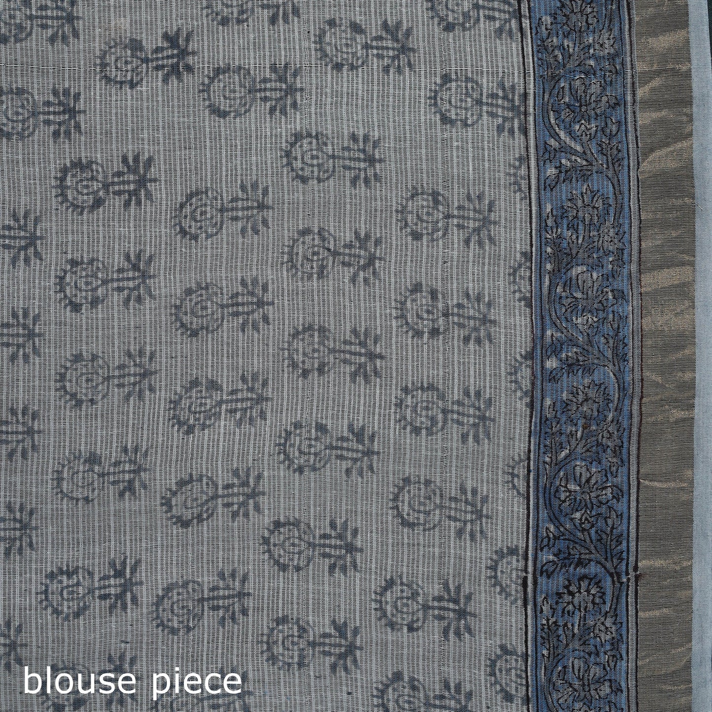 Sanganeri hand block print kota doria cotton saree 02