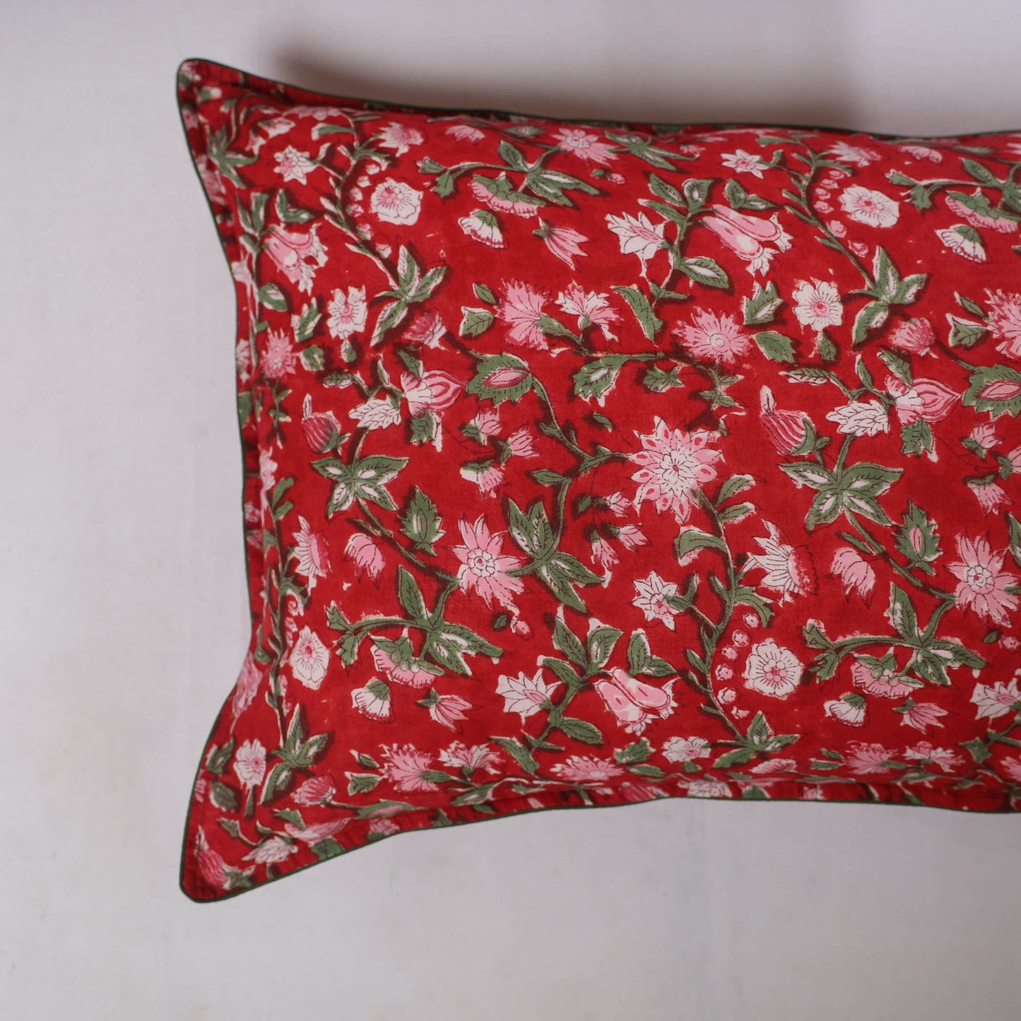 Sanganeri hand block print pillow covers (set of 2) 08