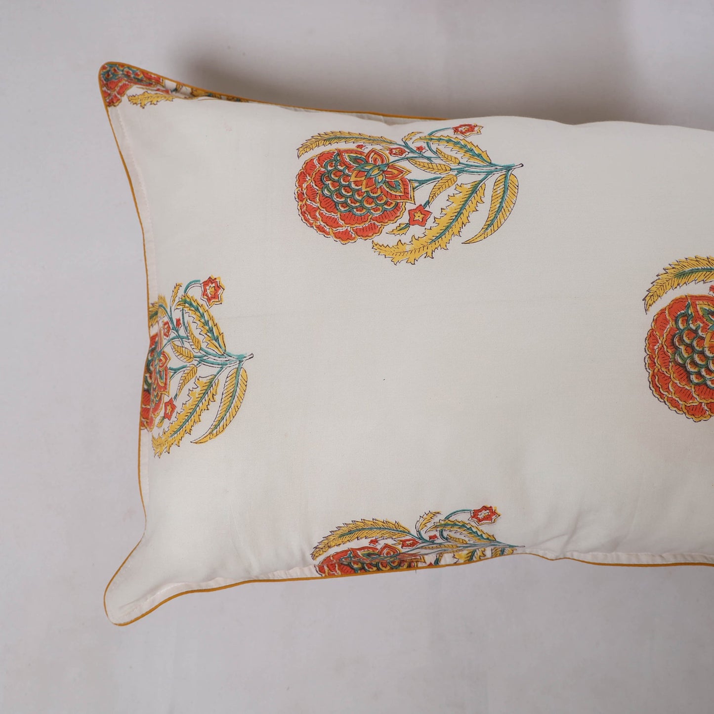 Sanganeri hand block print pillow covers (set of 2) 11