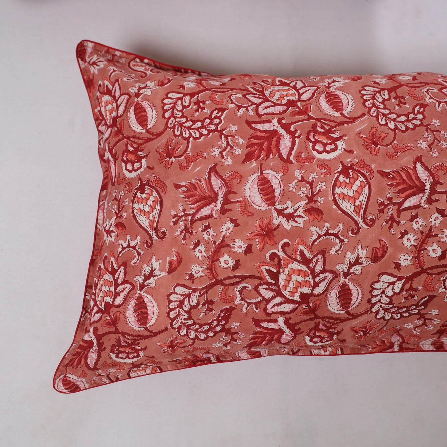 Sanganeri hand block print pillow covers (set of 2) 12