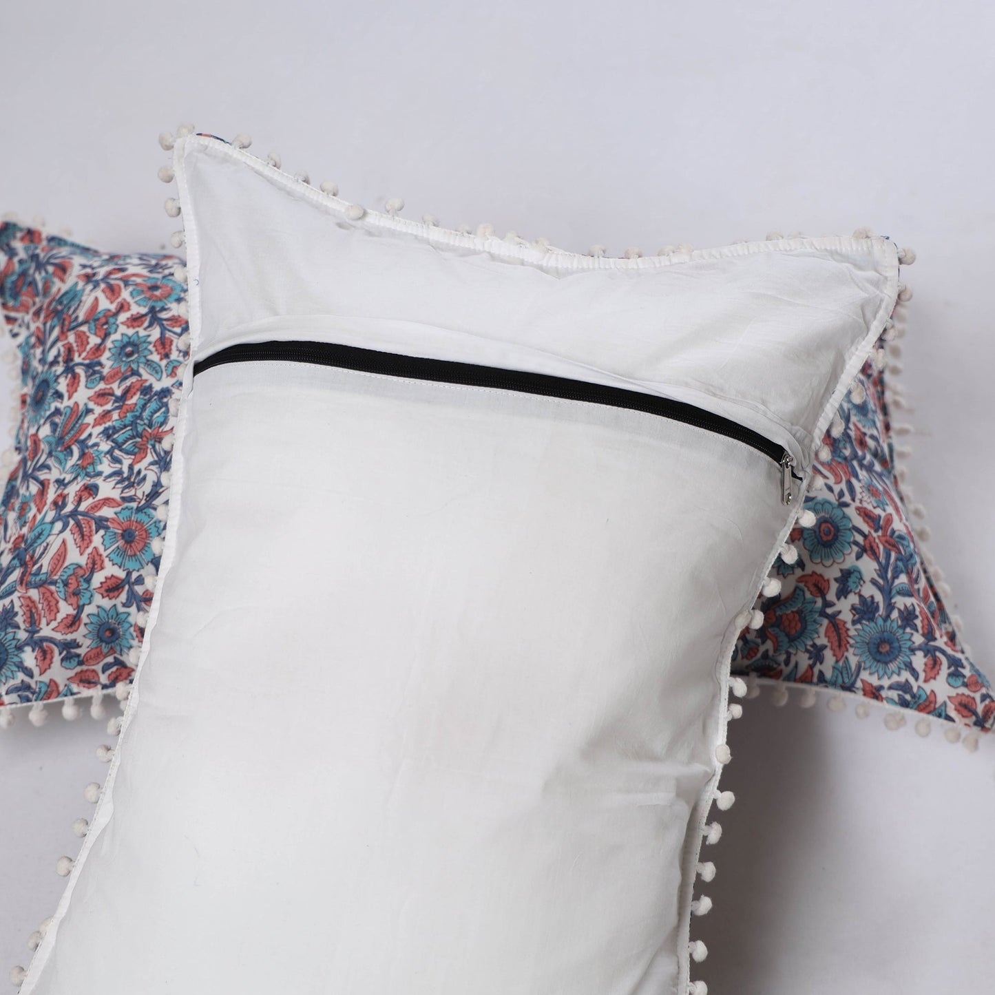 Sanganeri hand block print pillow covers (set of 2) 44