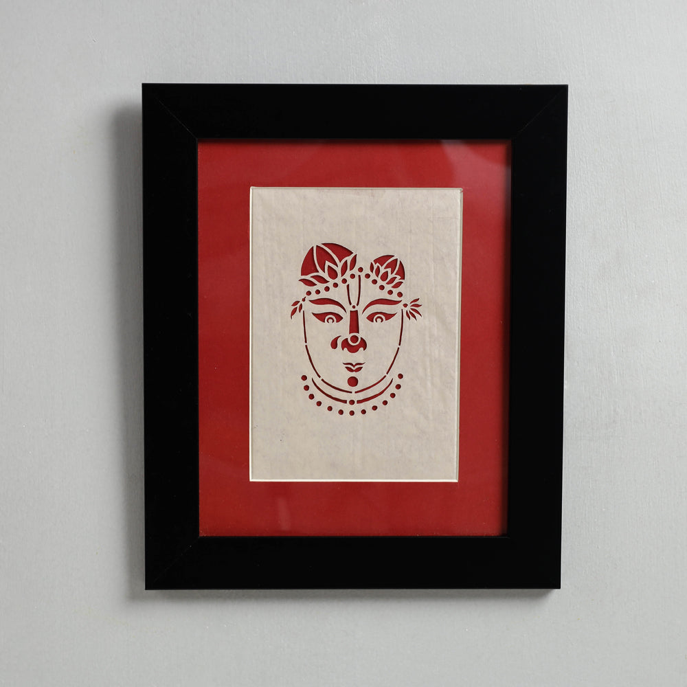 Sanjhi Paper Cut Artwork with Fiber Frame by Vijay Soni Online in India at iTokri.com