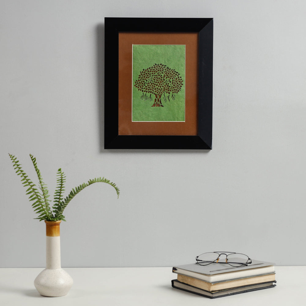 Sanjhi Paper Cut Artwork with Fiber Frame by Vijay Soni Online in India at iTokri.com