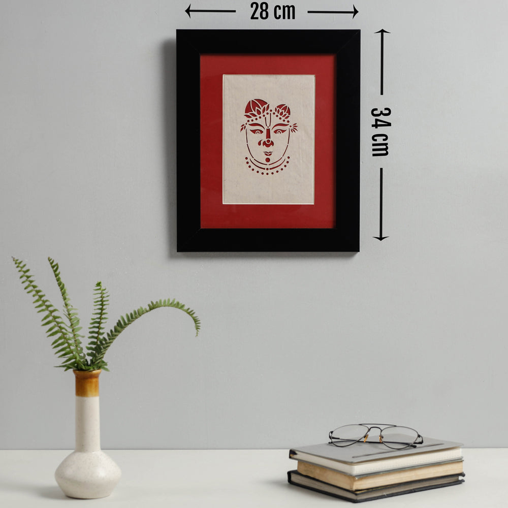 Sanjhi Paper Cut Artwork with Fiber Frame by Vijay Soni Online in India at iTokri.com