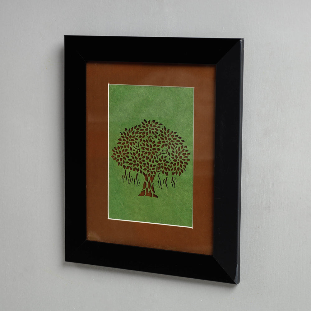 Sanjhi Paper Cut Artwork with Fiber Frame by Vijay Soni Online in India at iTokri.com