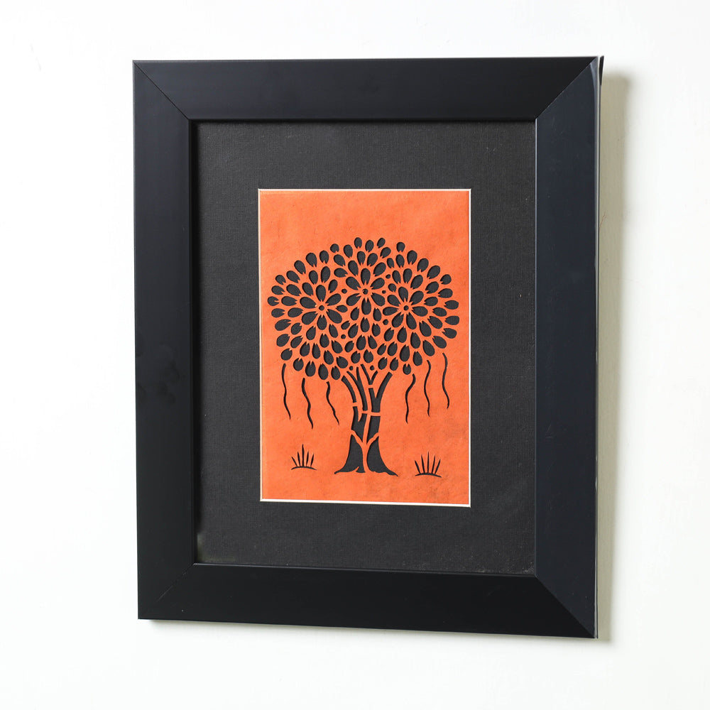 Sanjhi Paper Cut Artwork with Fiber Frame by Vijay Soni Online in India at iTokri.com