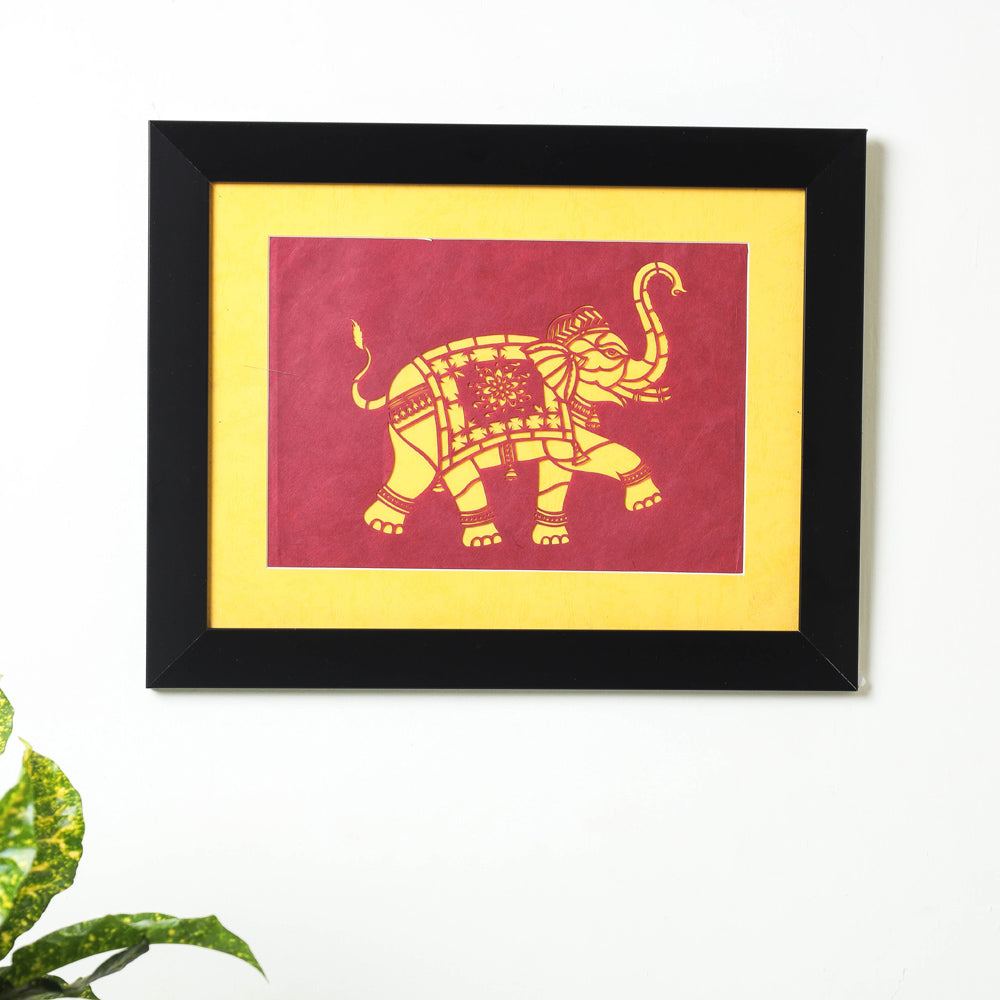 Sanjhi Paper Cut Artwork with Fiber Frame by Vijay Soni Online in India at iTokri.com