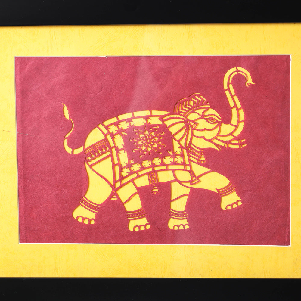 Sanjhi Paper Cut Artwork with Fiber Frame by Vijay Soni Online in India at iTokri.com
