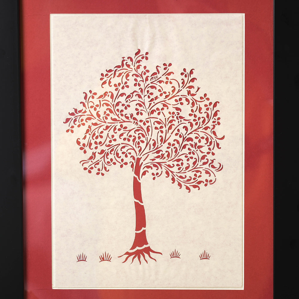 Sanjhi Paper Cut Artwork with Fiber Frame by Vijay Soni Online in India at iTokri.com