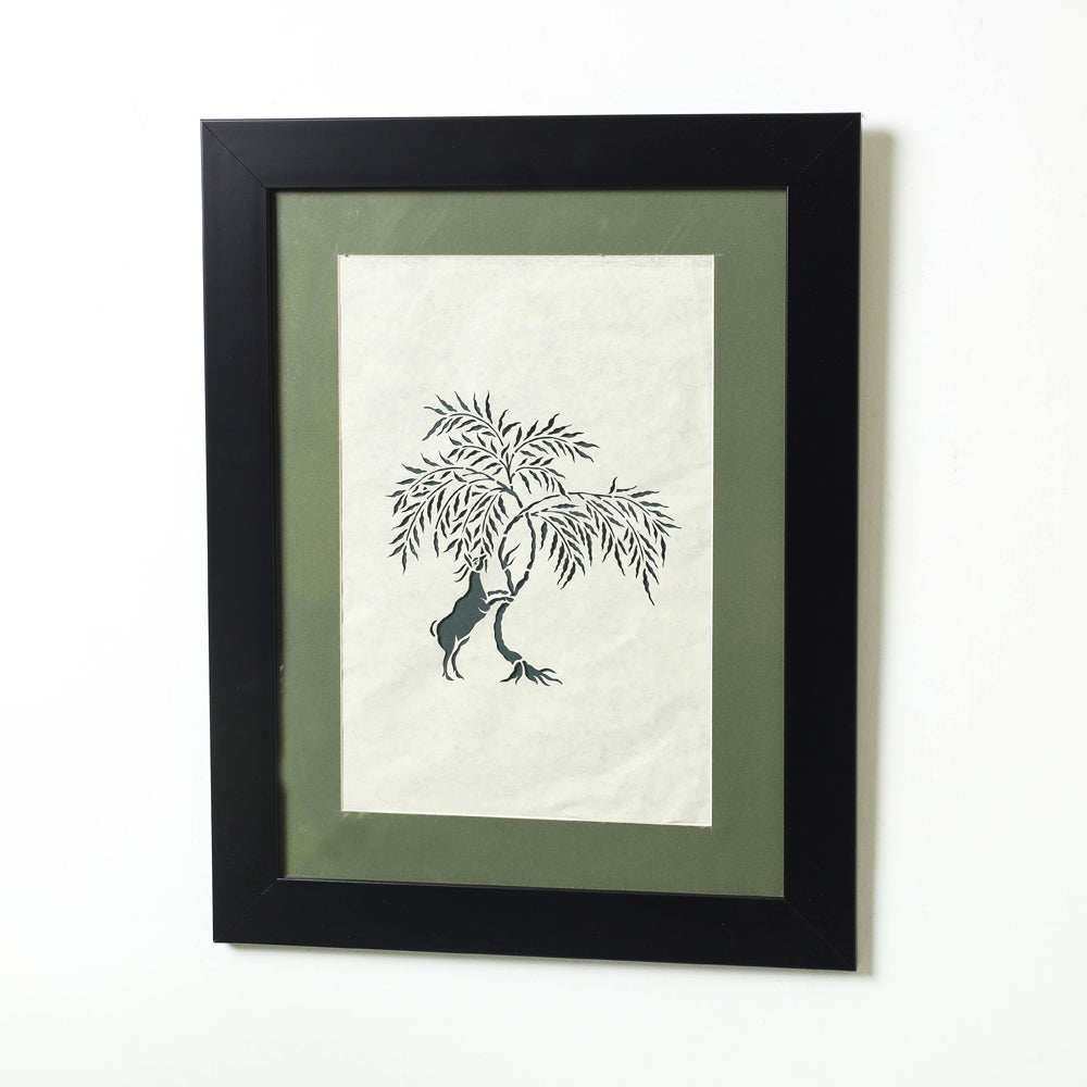 Sanjhi Paper Cut Artwork with Fiber Frame by Vijay Soni Online in India at iTokri.com