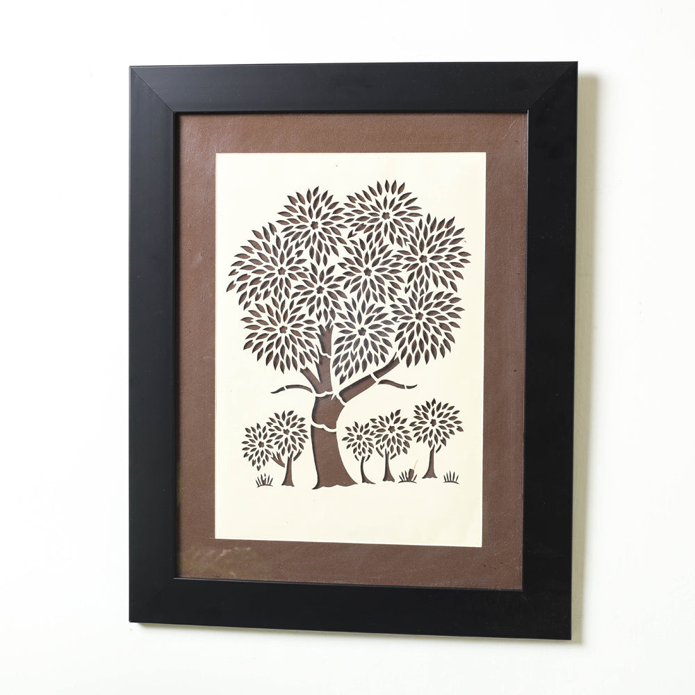 Sanjhi Paper Cut Artwork with Fiber Frame by Vijay Soni Online in India at iTokri.com