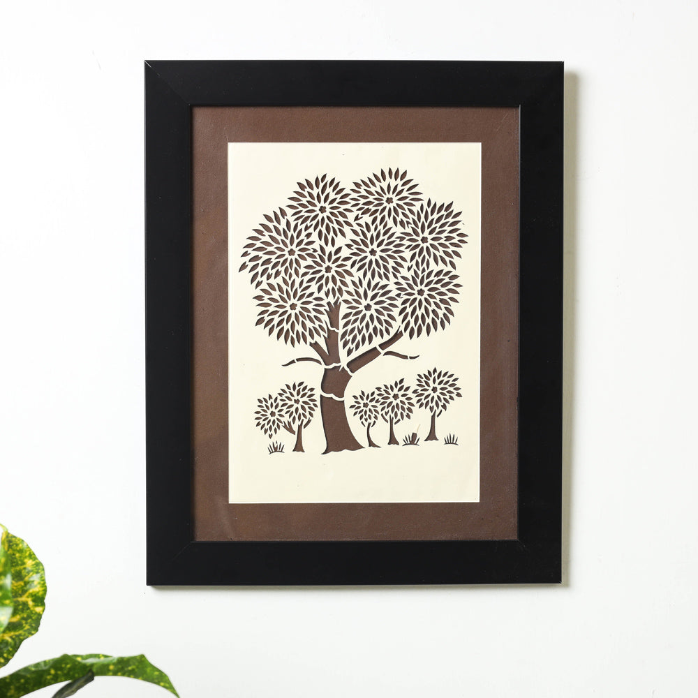 Sanjhi Paper Cut Artwork with Fiber Frame by Vijay Soni Online in India at iTokri.com