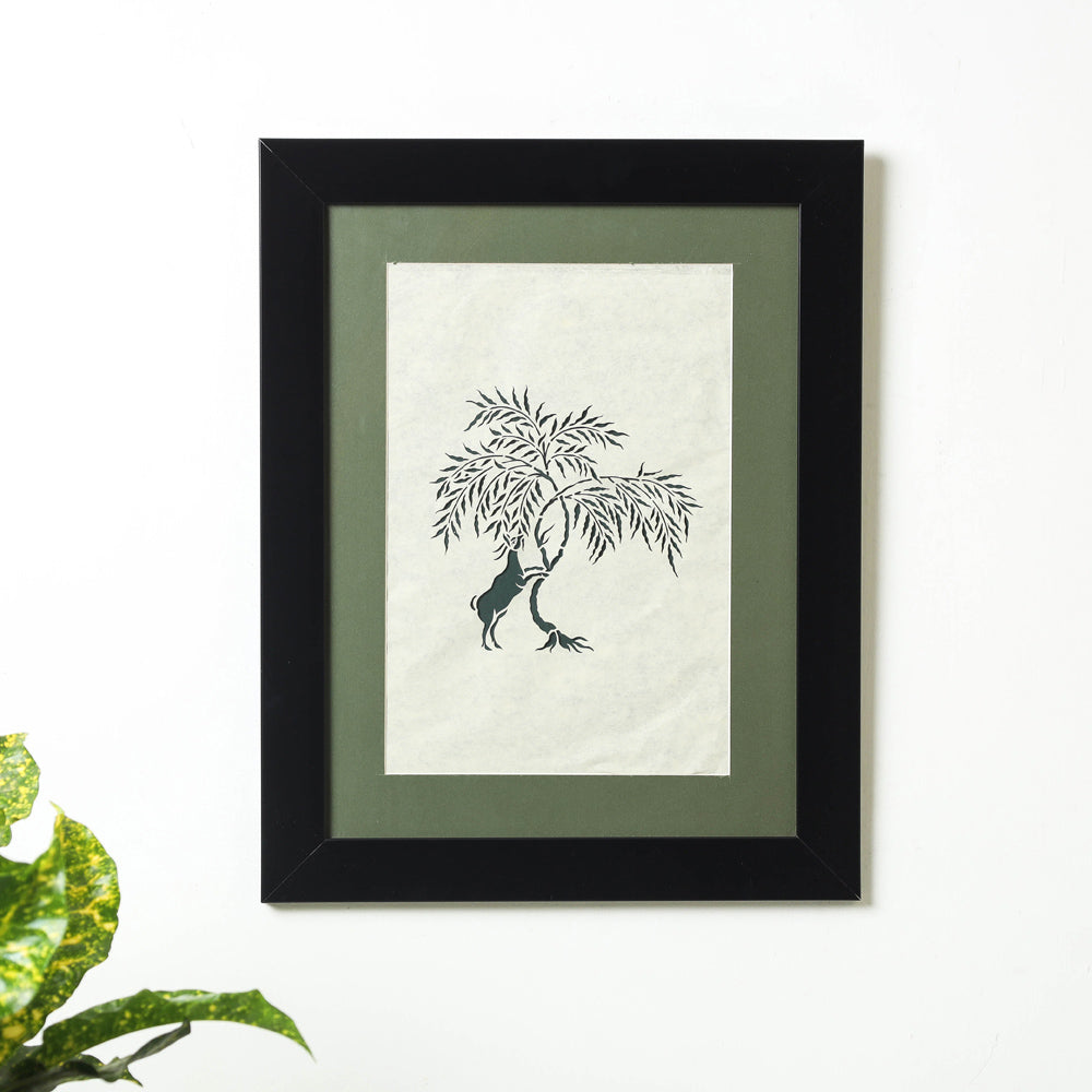 Sanjhi Paper Cut Artwork with Fiber Frame by Vijay Soni Online in India at iTokri.com