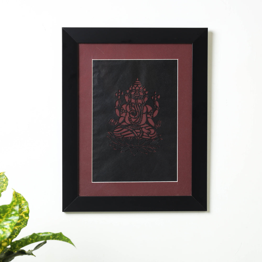 Sanjhi Paper Cut Artwork with Fiber Frame by Vijay Soni Online in India at iTokri.com
