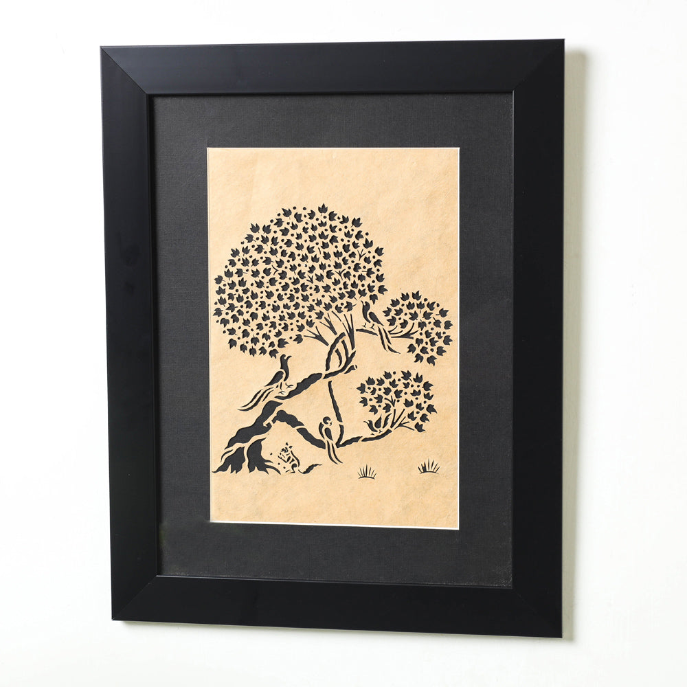 Sanjhi Paper Cut Artwork with Fiber Frame by Vijay Soni Online in India at iTokri.com