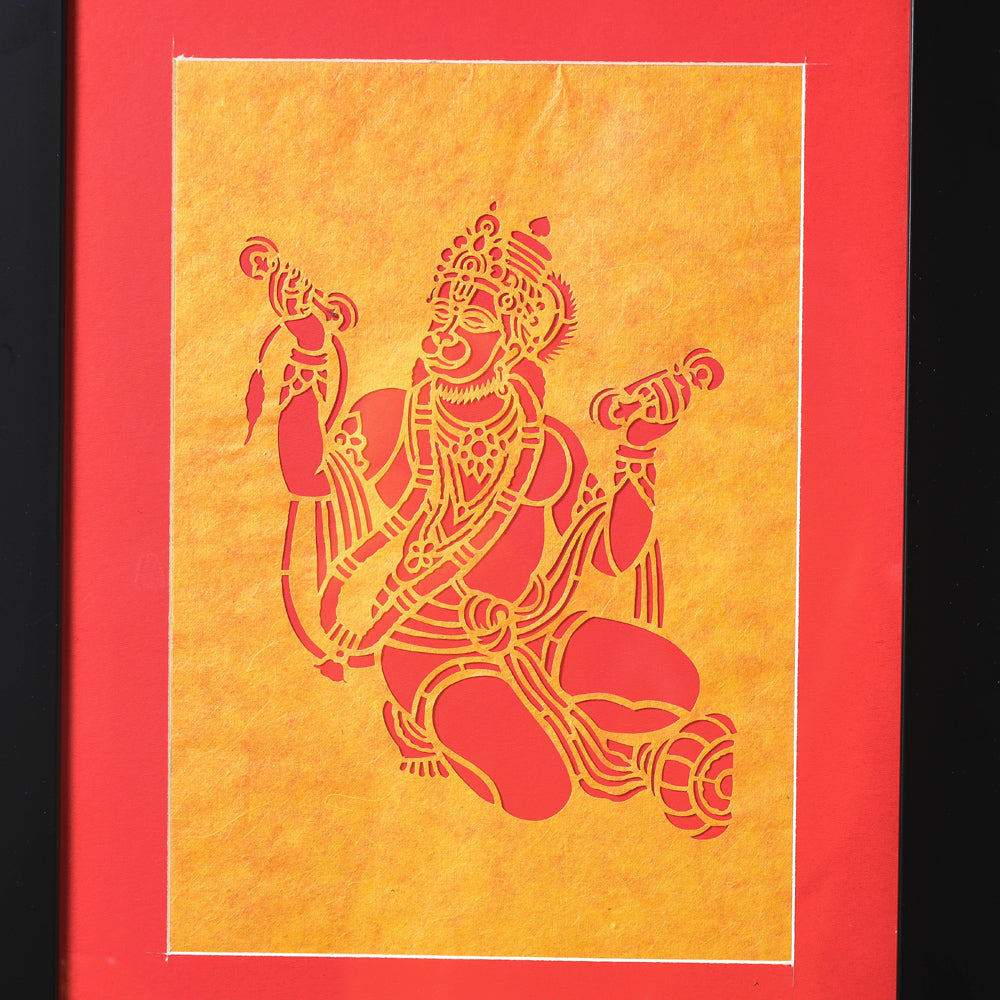 Sanjhi Paper Cut Artwork with Fiber Frame by Vijay Soni Online in India at iTokri.com