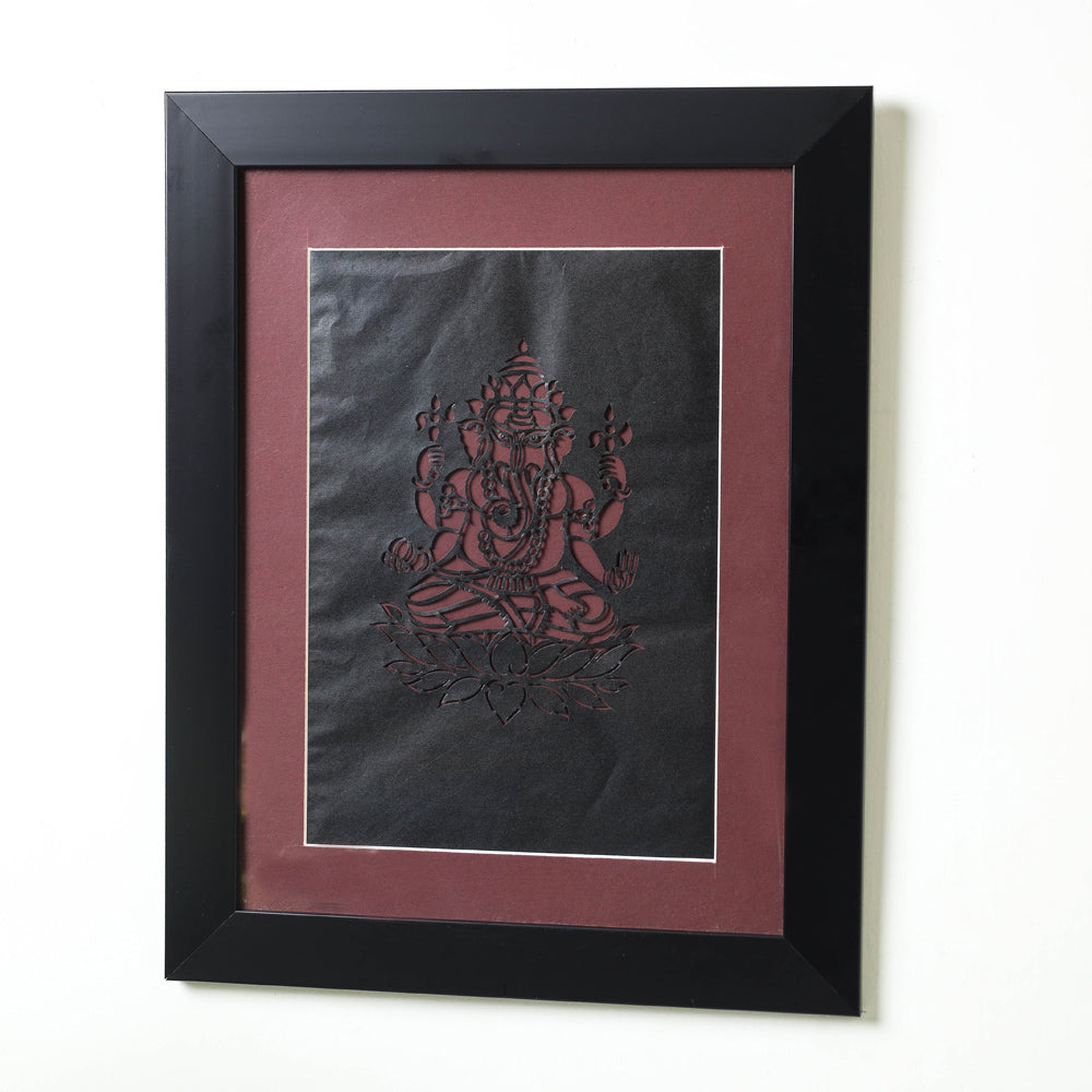 Sanjhi Paper Cut Artwork with Fiber Frame by Vijay Soni Online in India at iTokri.com