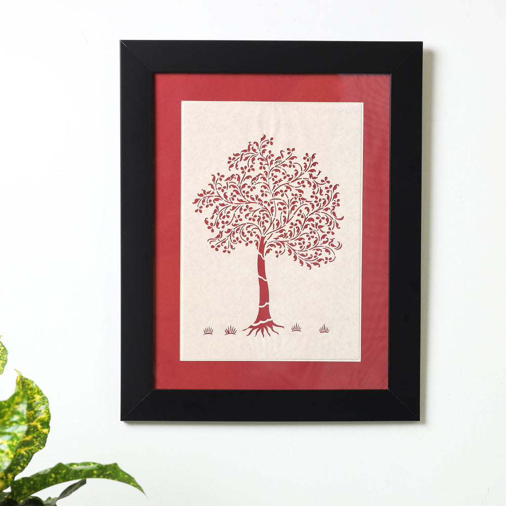 Sanjhi Paper Cut Artwork with Fiber Frame by Vijay Soni Online in India at iTokri.com