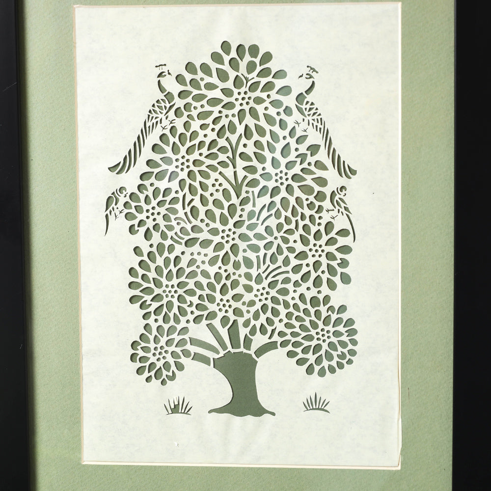 Sanjhi Paper Cut Artwork with Fiber Frame by Vijay Soni Online in India at iTokri.com