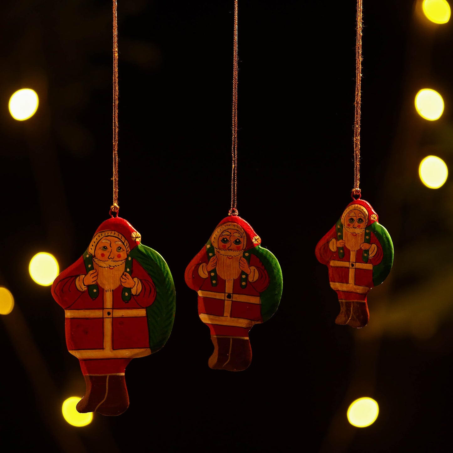 Buy Kashmir Handpainted Christmas Decor Ornament