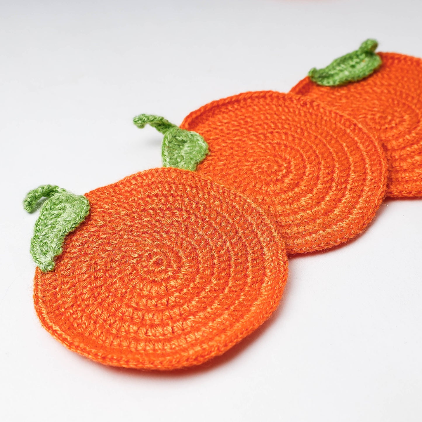 Set of 6 - Crochet Coasters by Purnima