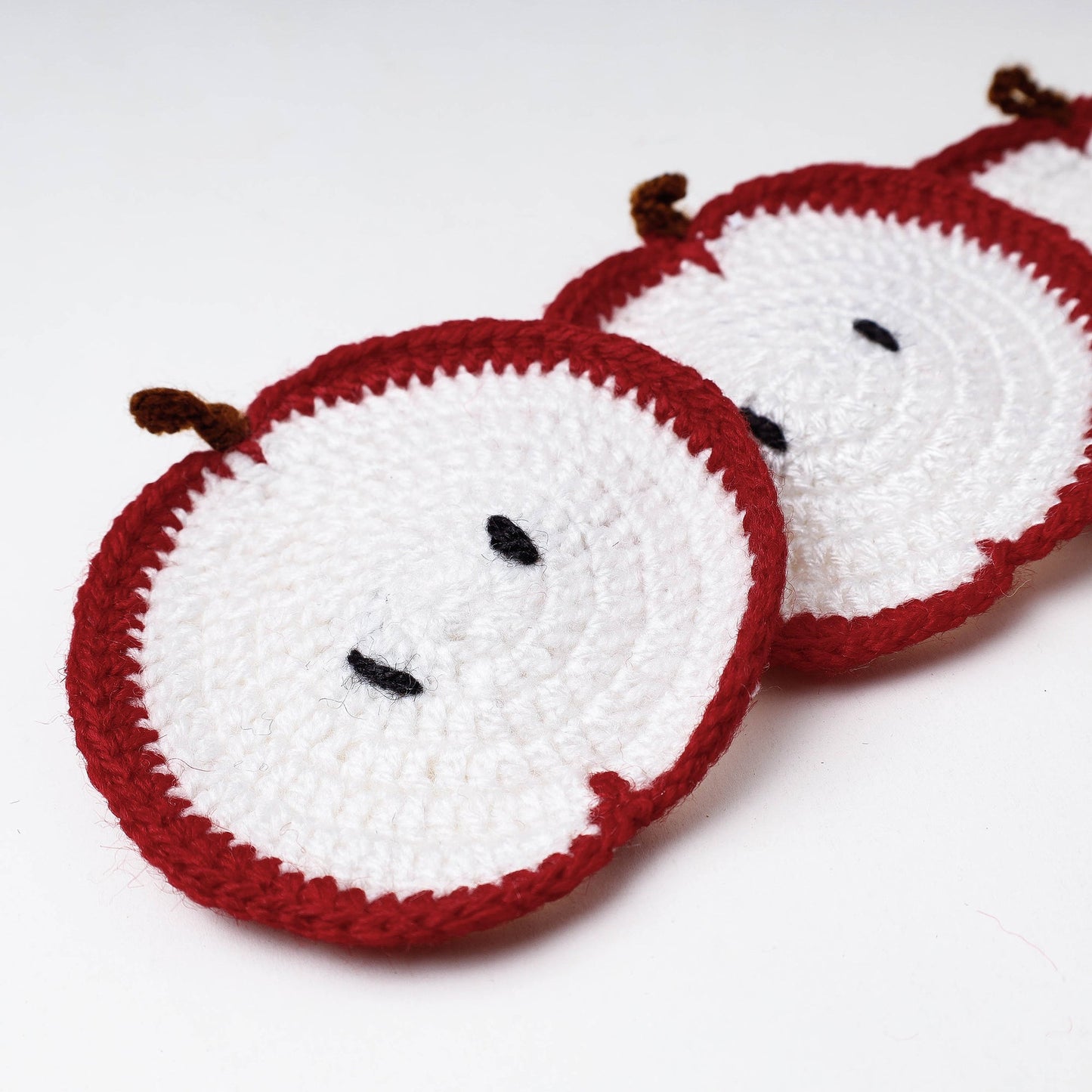 Set of 6 - Crochet Coasters by Purnima