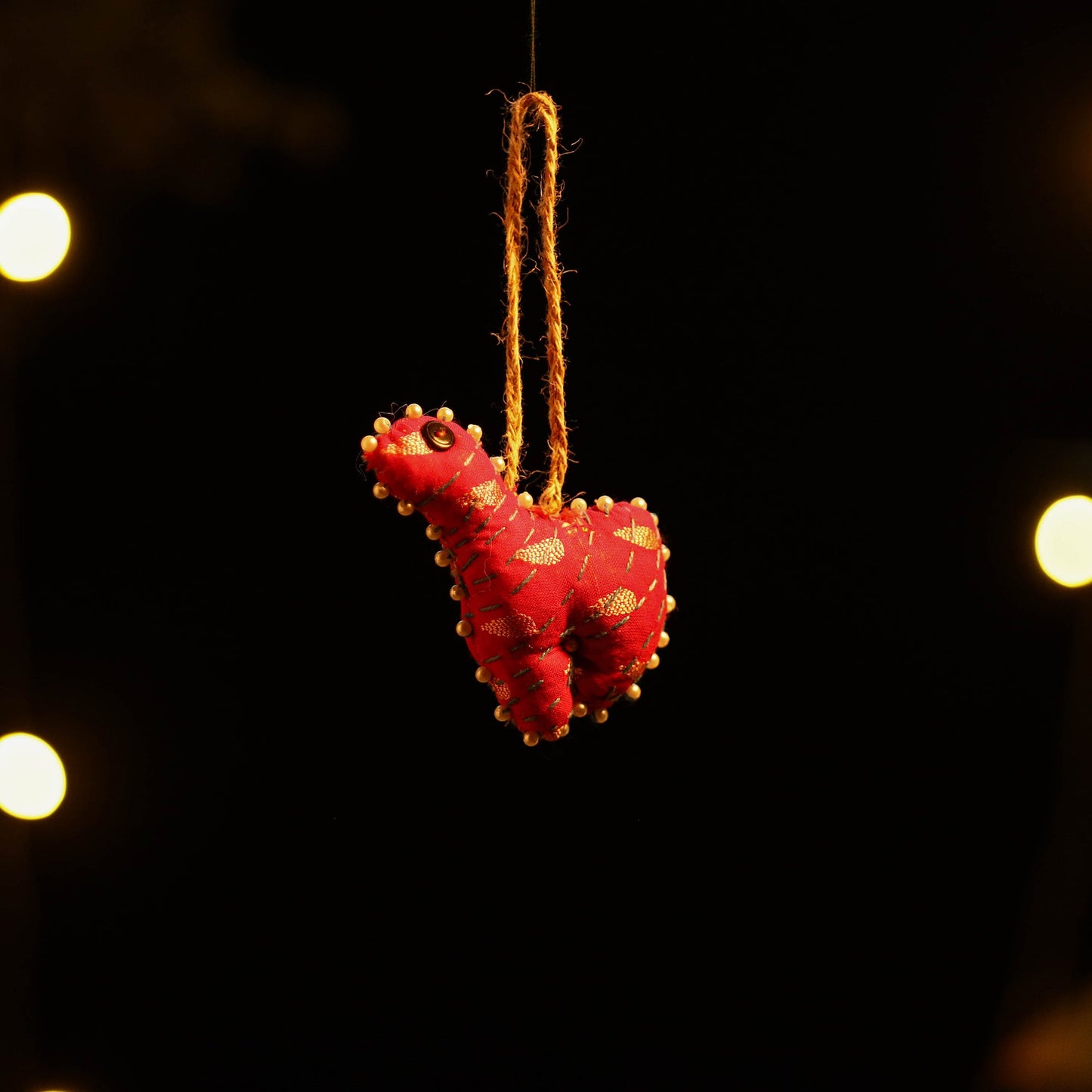 Buy Upcycled Thread & Beadwork X-Mas Decor Hanging