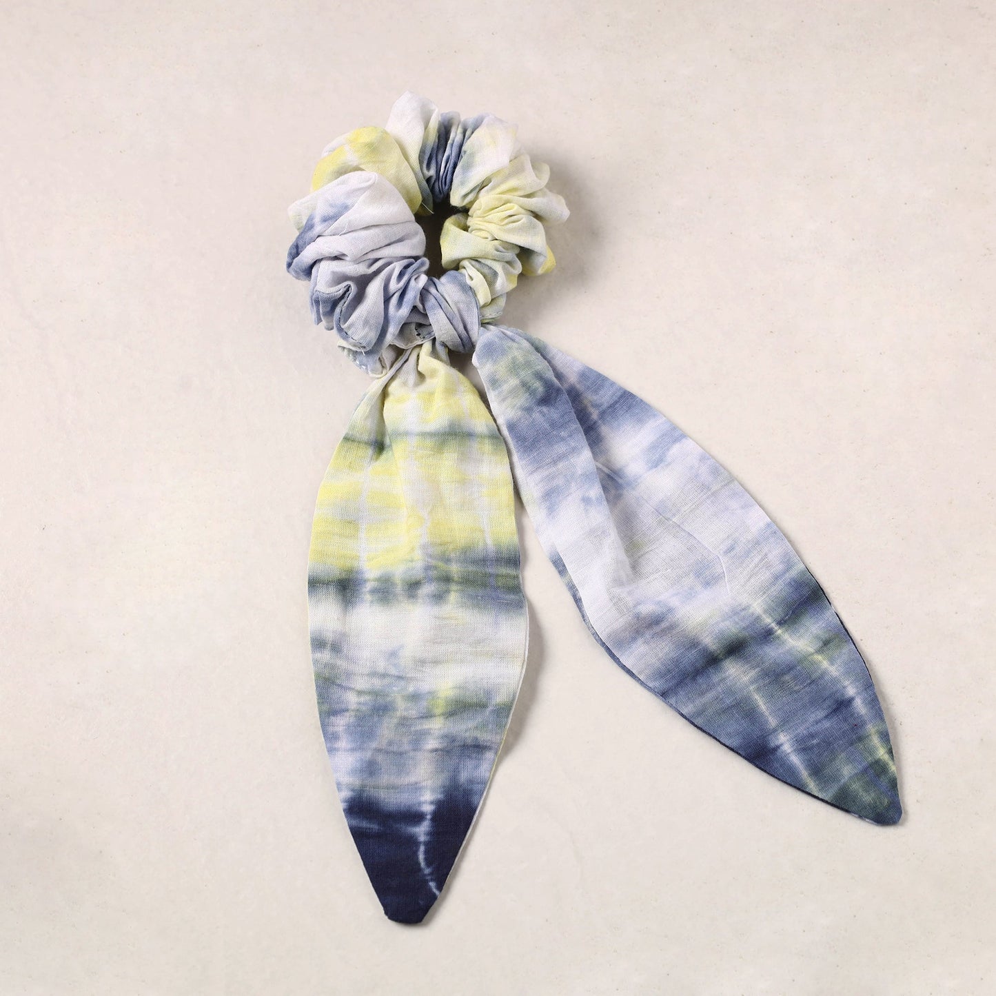 Shibori Dyed Elastic Rubber Band/Scrunchie Tie