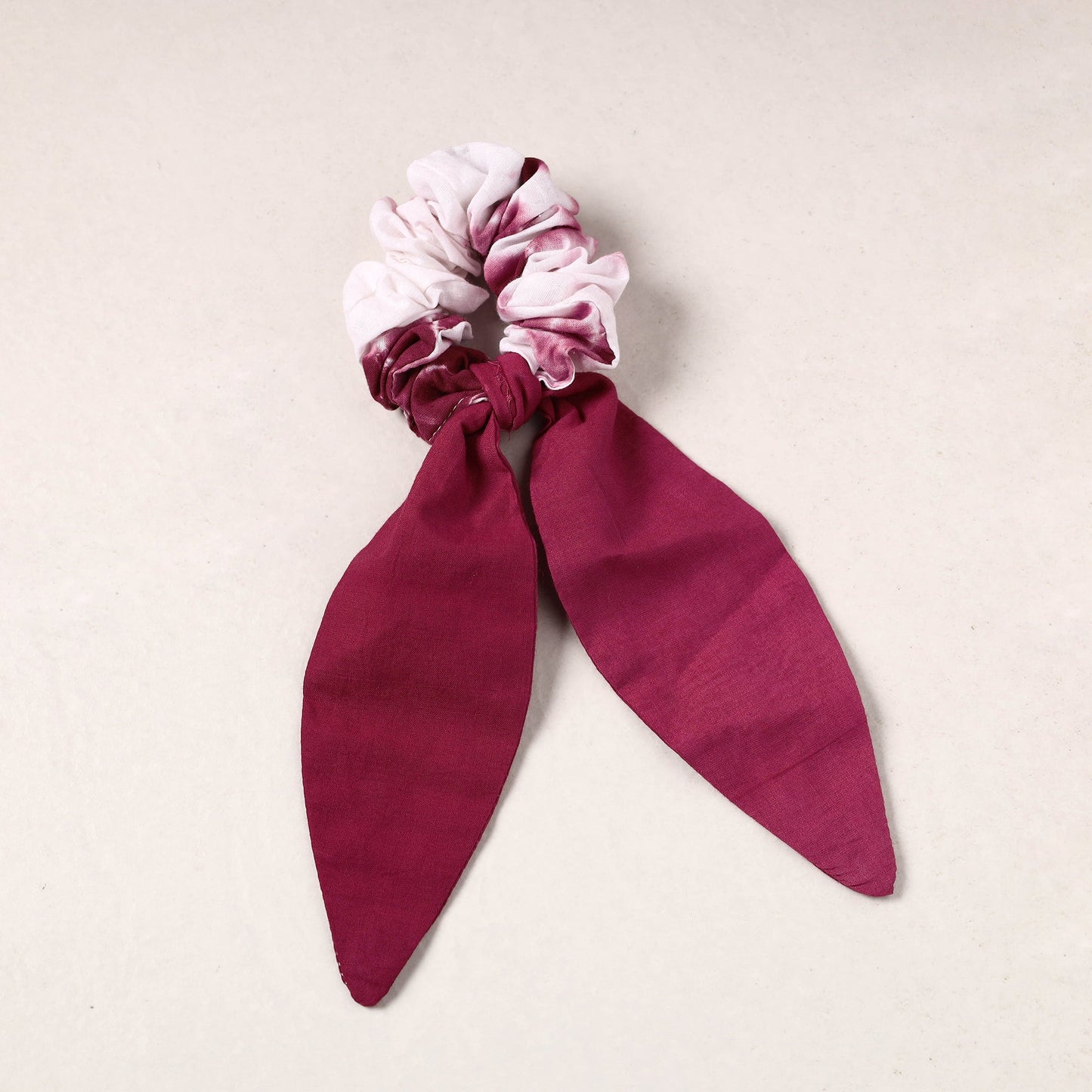 Shibori Dyed Elastic Rubber Band/Scrunchie Tie