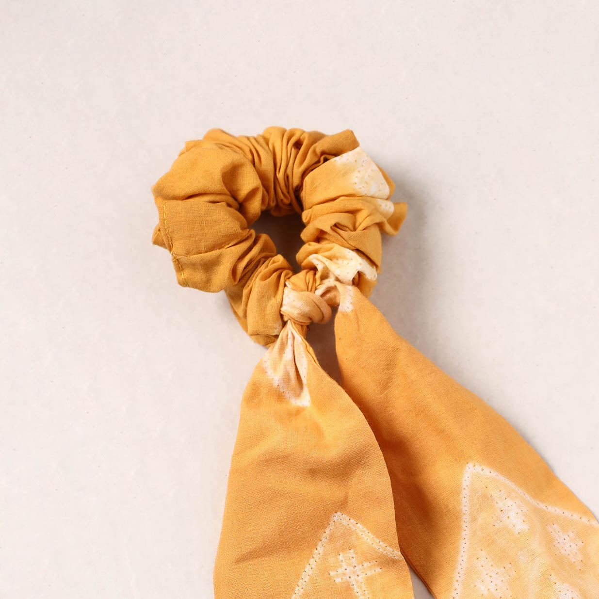 Shibori Dyed Elastic Rubber Band/Scrunchie Tie
