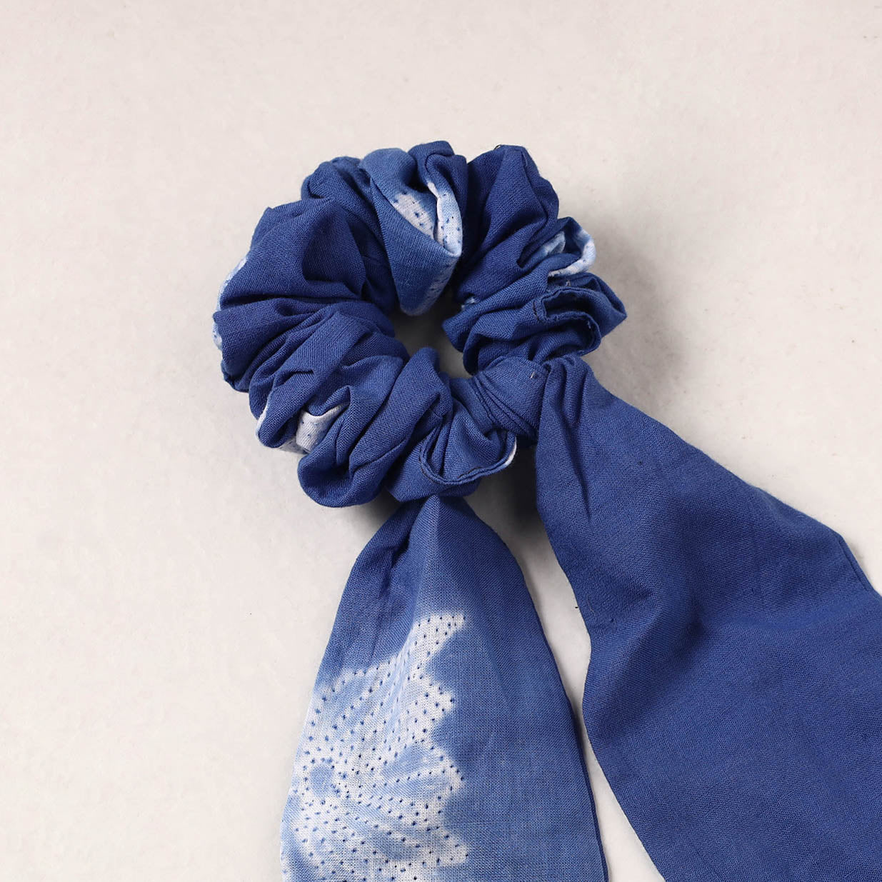 Shibori Dyed Elastic Rubber Band/Scrunchie Tie