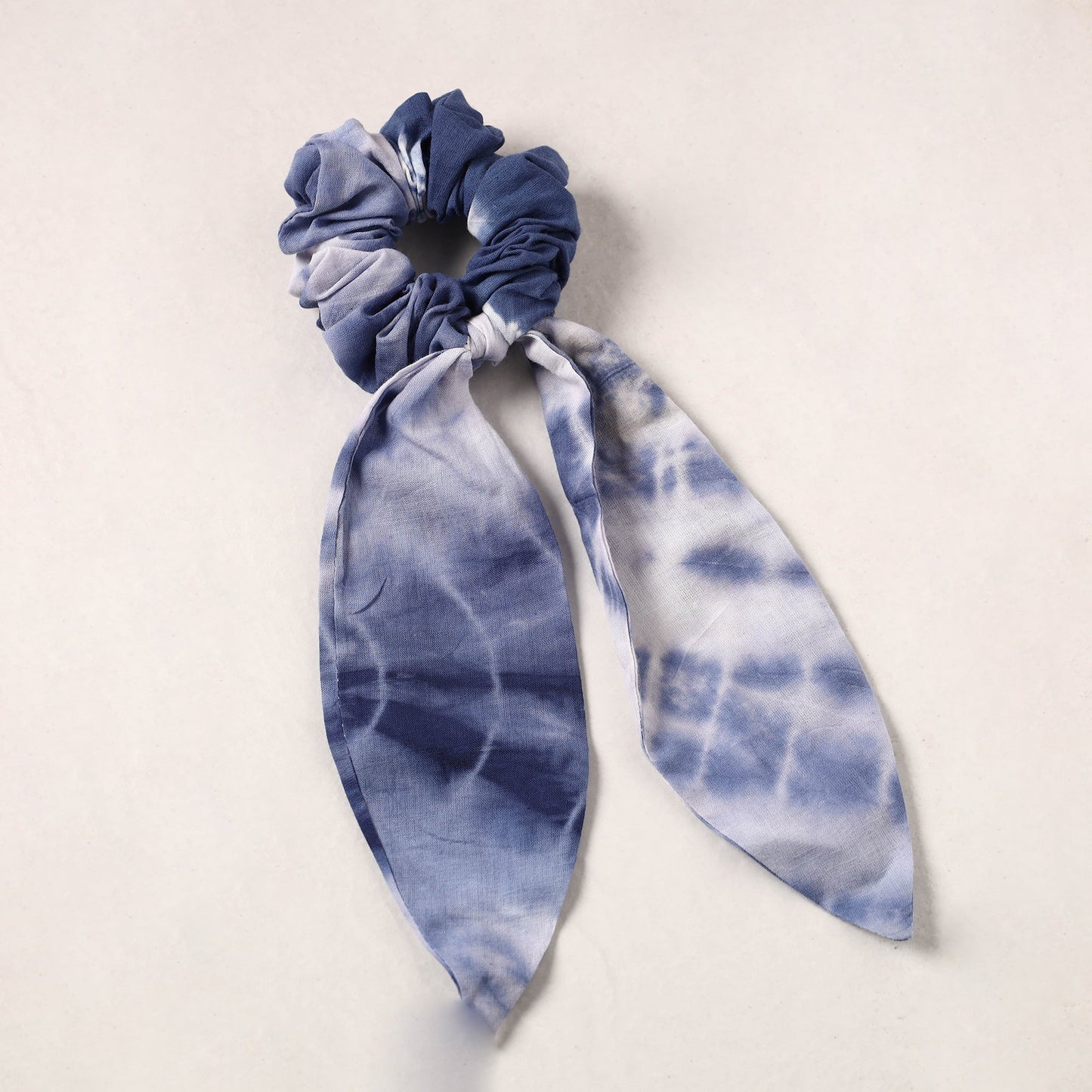 Shibori Dyed Elastic Rubber Band/Scrunchie Tie