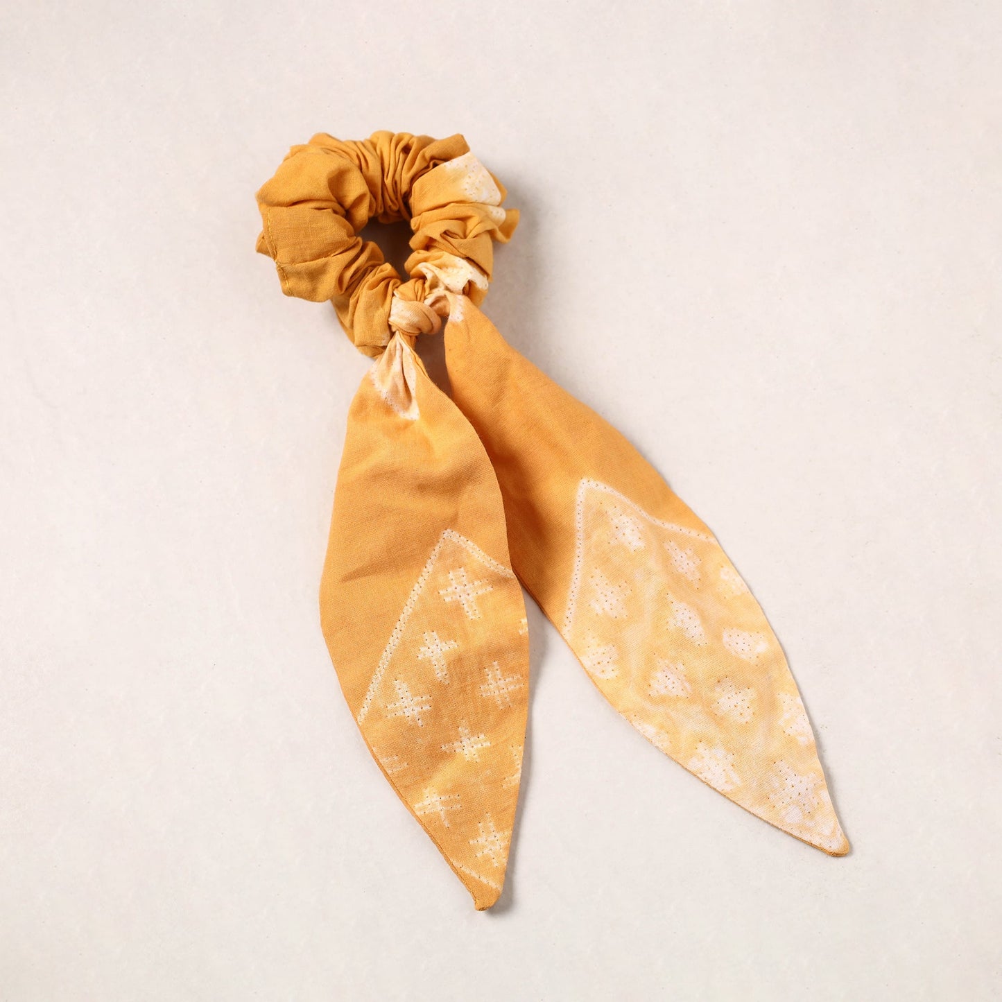 Shibori Dyed Elastic Rubber Band/Scrunchie Tie