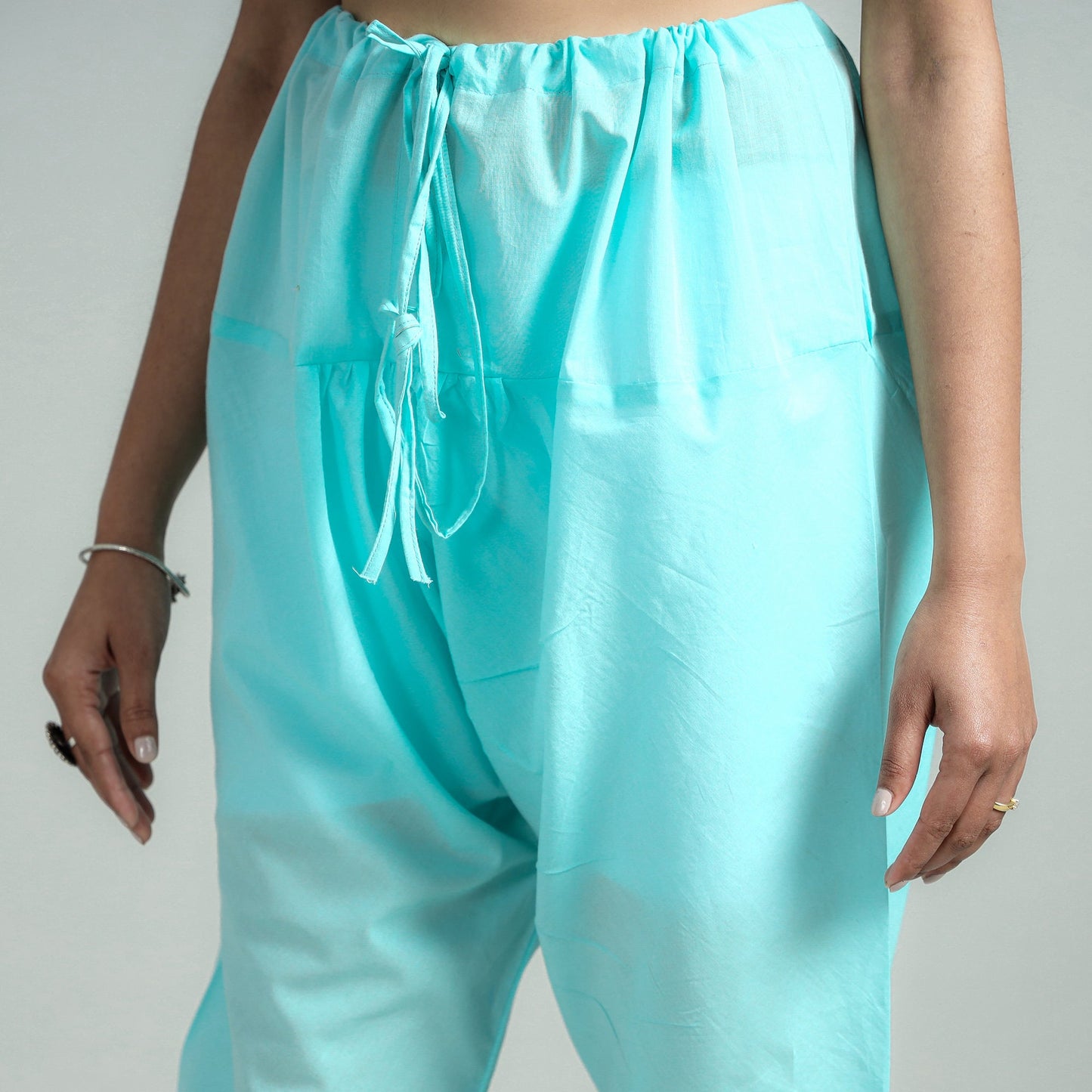 Plain Dyed Cotton Ankle Length Churidar
